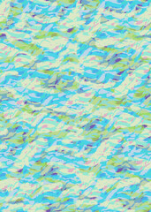 abstract colorful blue, green, pink and purple background with waves