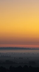 A tranquil, vibrant morning sky with golden light spreading across the horizon, symbolizing renewal and fresh beginnings with a peaceful, serene atmosphere ,colorful ,clarity ,calm