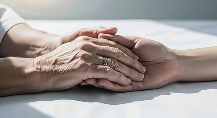 Compassionate human hands, gently clasped, portraying the selfless act of an organ donor, offering profound vital hope and a precious future for another individual.