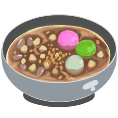 Handdrawn Wedang Ronde Illustration