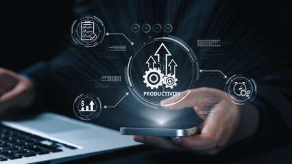 Economic caution visualized with fluctuating market graph, alert symbols, and negative data trends. Represents financial risk, market volatility, and economic uncertainty. Elide