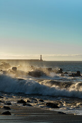 Red Lighthouse, Hualien County, Hualien City. Taiwan