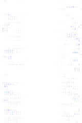 Abstract digital background with flowing binary code in blue and purple hues, representing data, technology, and cyber concepts.