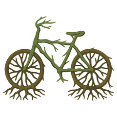 Nature Inspired Bicycle Art Design