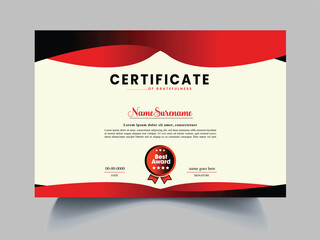 certificate clean exclusive design sample