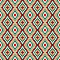 Seamless geometric patterns with colorful splits