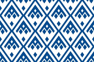 Ethnic seamless, Native patterns with simple shapes. Tribal and ethnic fabrics. Simple geometric pattern elements are best used in design, textile printing.