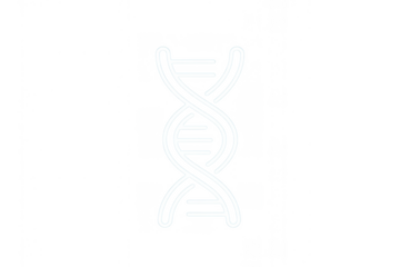 Dna helix symbol showing human genome structure and molecular biology concept. Modern genetics and medicine icon