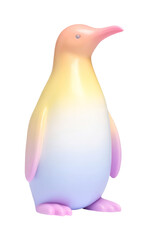 Pastel Gradient Penguin Cute Minimal