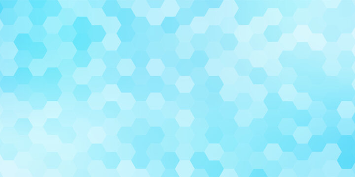 Abstract medical background with hexagons shape pattern. Concepts and ideas for healthcare technology, innovation medicine, health, science and research