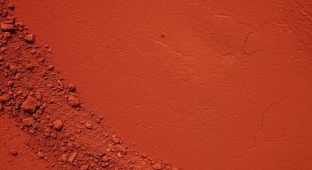 Naklejka premium Capturing the rich, warm, and earthy reddish-brown tones found in natural pigments, evoking a serene and rustic organic aesthetic ,mineral ,natural shade ,terracotta