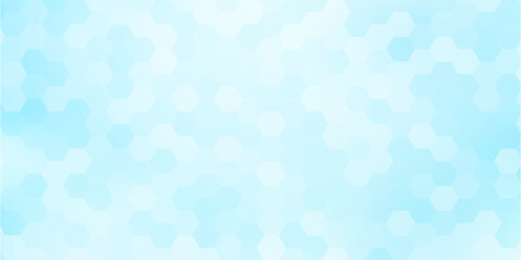Abstract medical background with hexagons shape pattern. Concepts and ideas for healthcare technology, innovation medicine, health, science and research