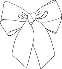 vector bow illustration