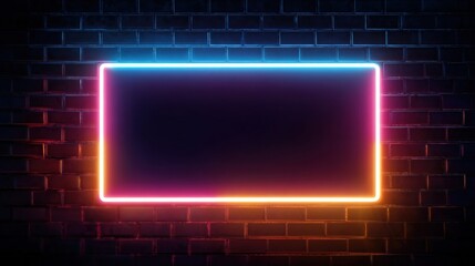 Neon Black Friday sale text on dark background, with creative space and 3D visual style