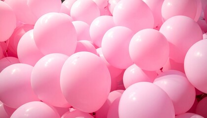 ピンクのたくさんの風船