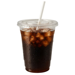 Cola Soda Iced Drink Plastic Cup Transparent PNG