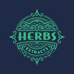 Obraz premium Aztec Style Emblem