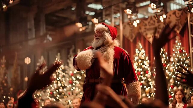 Christmas 3D Animation Pack &ndash; Santa Claus, Reindeer, Snowy Village, Gifts and Magical Holiday Backgrounds with Festive Lights and Cinematic Atmosphere, video Christmas, Christmas video, wallpaper