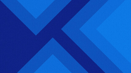 Dynamic abstract pattern formed by interlocking chevron and zigzag shapes in varying shades of blue.