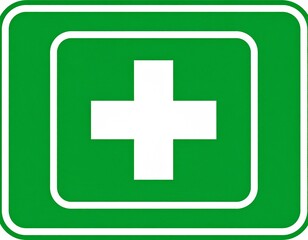 switzerland flag icon, First aid cross sign