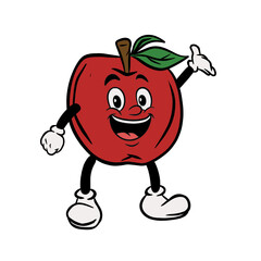 fruits cartoon logo icon