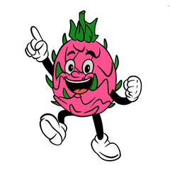 fruits cartoon logo icon