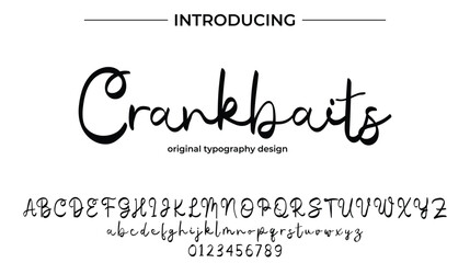 Crankbaits - Elegant Script Font for Smooth Handwritten Design and Creative Typography