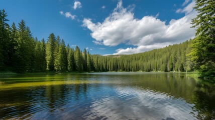 Peaceful Mountain Foreshore
