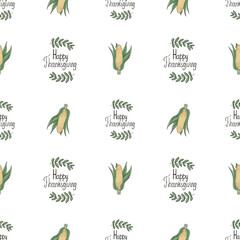 Happy Thanksgiving seamless pattern
