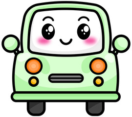 vector cartoon car