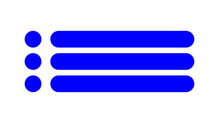 Obraz premium Hamburger menu bar flat icon for apps and websites. Interface Design Vector Icon of hamburger Menu. Website Navigation Icons for Mobile App and User Interface.