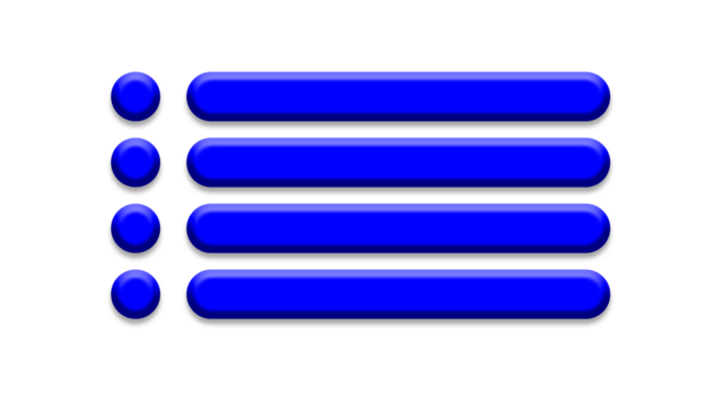 Hamburger menu bar flat icon for apps and websites. Interface Design Vector Icon of hamburger Menu. Website Navigation Icons for Mobile App and User Interface.