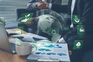 Sustainable business uses eco-innovation, climate action, and long-term strategies to meet environmental goals and promote corporate responsibility. Vouch