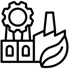 Manufacturing Icon, Mini Illustration Relate To Industry 4-0, Modern Industry. Use For Modern Concept, Ui, Ux Web And App Development.