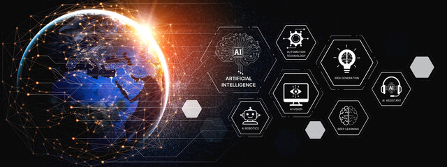 AI learning system involves deep learning, supervised machine learning, and natural language...