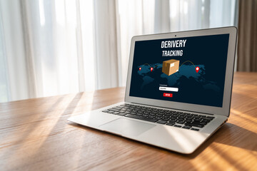 Delivery tracking system for e-commerce and modish online business to timely goods transportation...