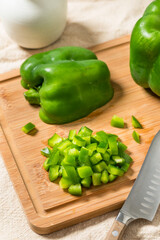 Organic Diced Green Bell Peppers