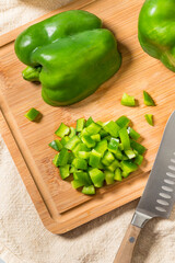Organic Diced Green Bell Peppers