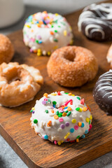 Homemade Sweet Mini Gourmet Donuts