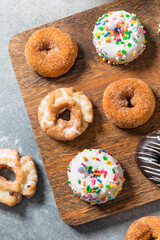 Homemade Sweet Mini Gourmet Donuts