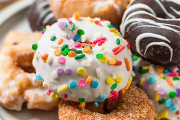 Homemade Sweet Mini Gourmet Donuts