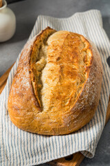 Homemade Rustic French Bread Loaf