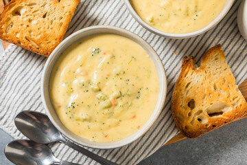 Hearty Homemade Broccoli Cheddar Soup