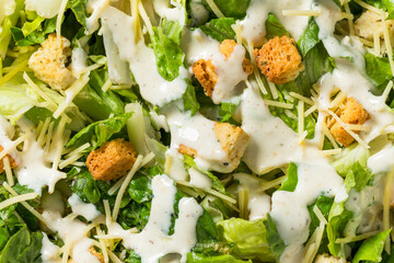 Healthy Homemade Caesar Salad