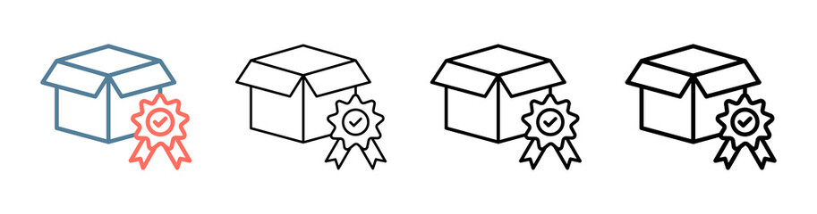 Product Quality Icon Collection Set Different Style