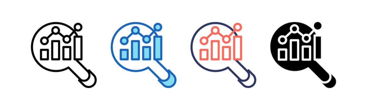 Analytics multiple icon