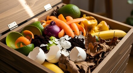 A colorful, fresh basket of vegetables and fruits for a healthy meal