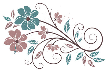 Fototapeta premium abstract floral background