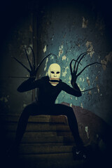 Fototapeta premium Stairway Shadow Creature