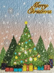 Joyful Christmas and Sparkling New Year 